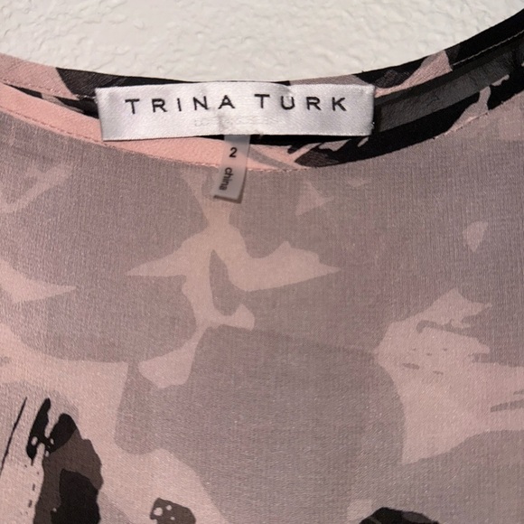 Trina Turk | Flower Slip Mini Dress size 2 - Picture 6 of 6